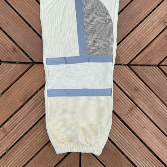 Les Benjamins Designer Patchwork Track Pants sz M - Picture 3 of 8
